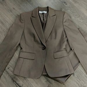 Tahari Two Piece Sand Colored Suit